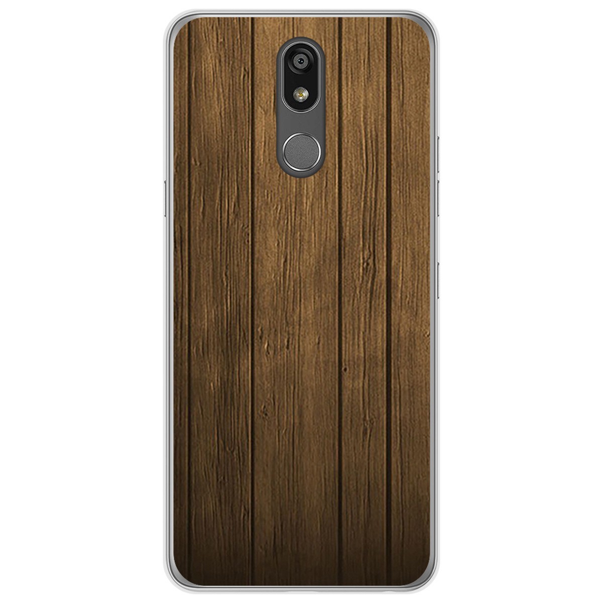 Tumundosmartphone Funda Gel Tpu para Lg K40 diseño Madera Dibujos