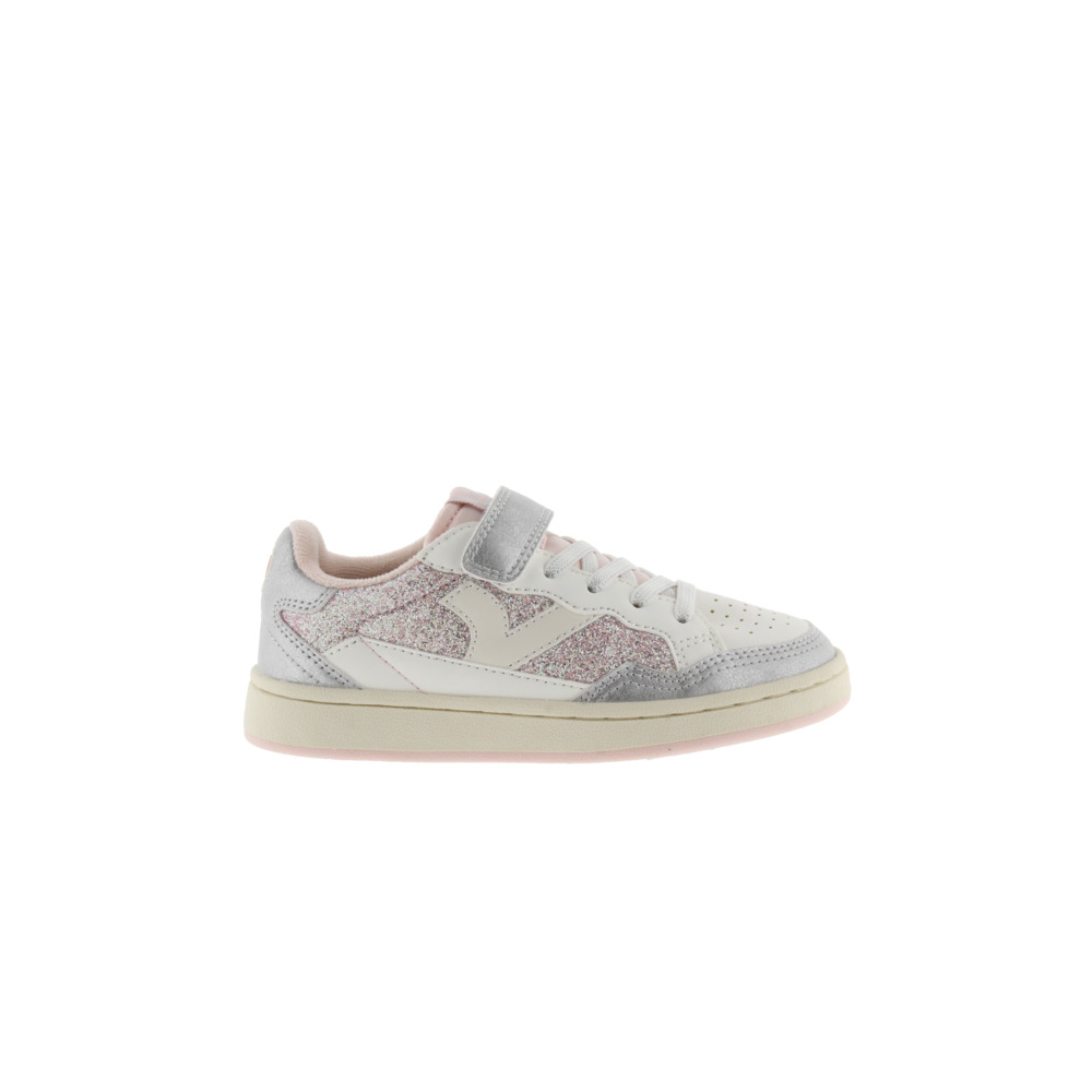 Victoria 1985 SMASH KID Zapatillas de efecto piel con piezas fantasía y tira adherente 8810100