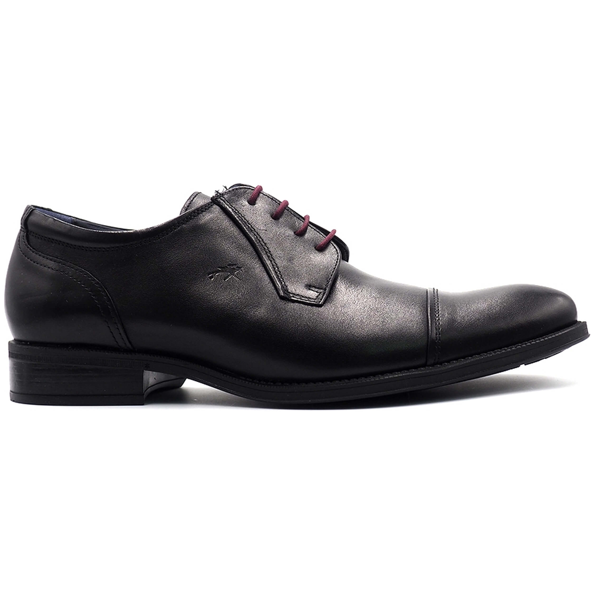 Zapatos de Cordon Fluchos  para hombre en color negro