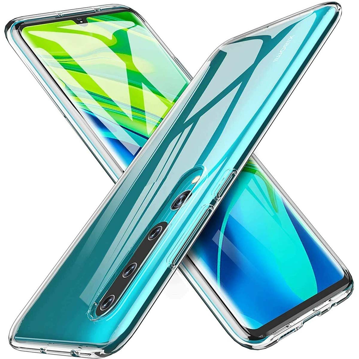 Tumundosmartphone Funda Silicona Gel TPU Transparente para Xiaomi Mi 10 / Mi 10 Pro