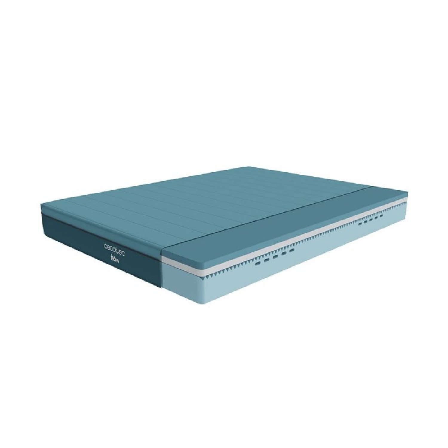Cecotec Colchón Viscoelástico y Enfundable Flow Genuine 90x190. 3 Capas, Altura 28 cm, Firmeza Alta