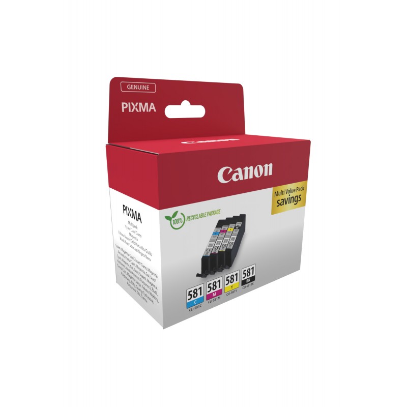 Canon - 2103C007 cartucho de tinta 4 pieza(s) Original Negro, Cian, Magenta, Amarillo 2103C007
