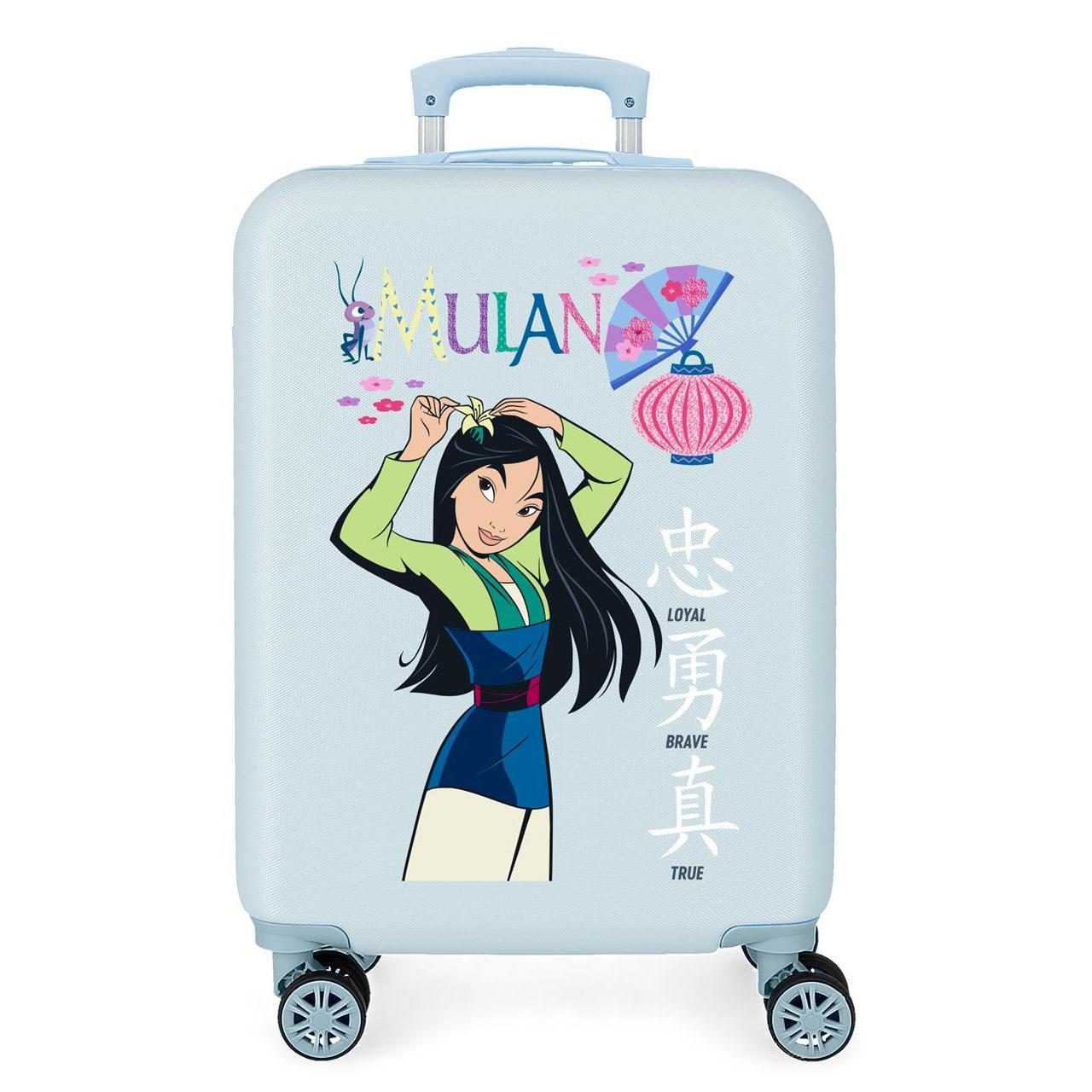 Maleta de cabina Disney Princess Celebration Azul Claro 55x38x20cm