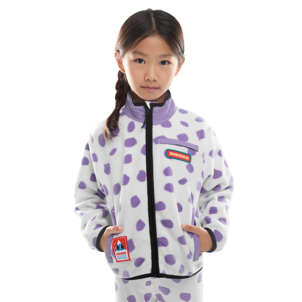 Siroko - Chaqueta Polar Cremallera Snow & Skii para Niña_