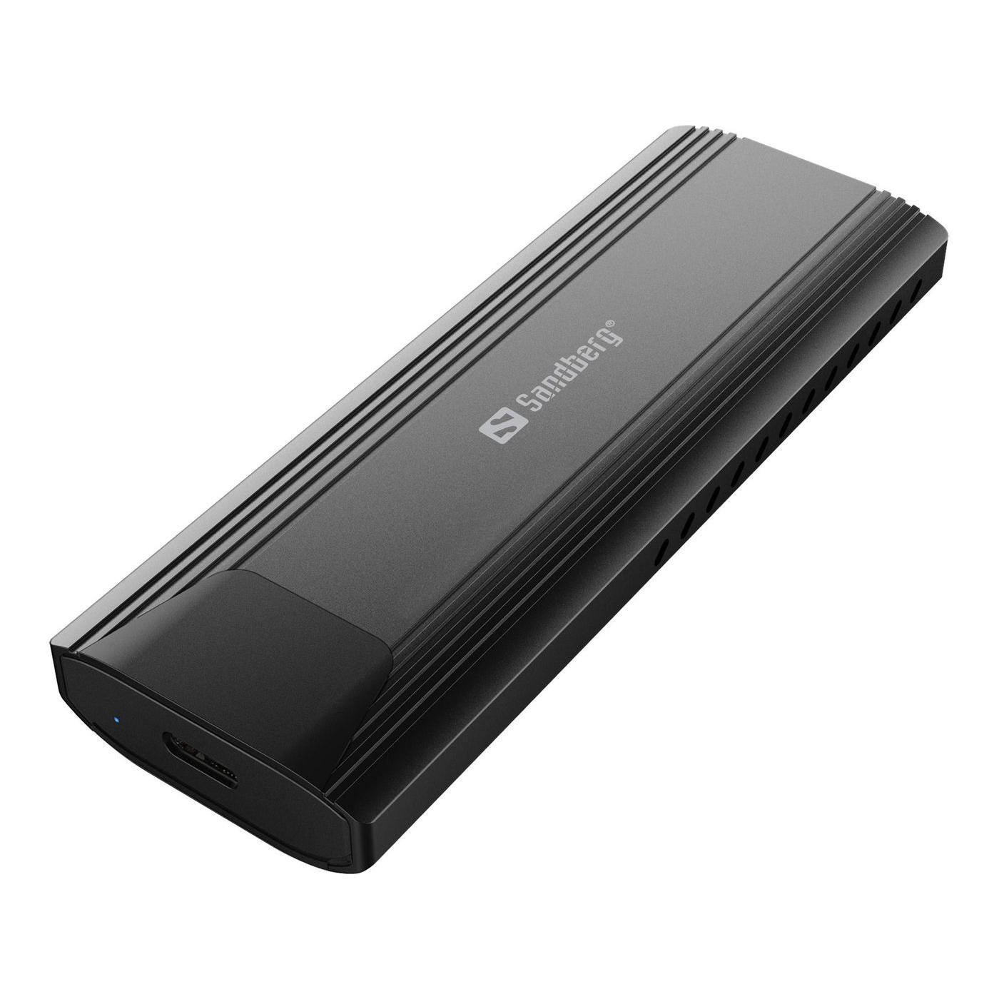 Caja USB 3.2 Sandberg para SSD M.2+nvme Compacta y Portátil