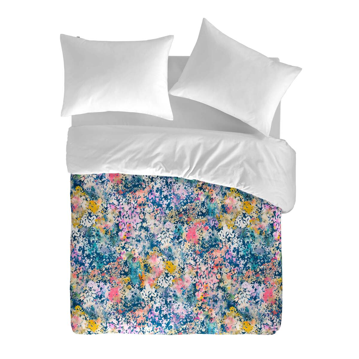 NAF NAF - Funda nórdica de algodón 144 hilos 100% algodón FLORETTE. Varios tamaños disponibles.