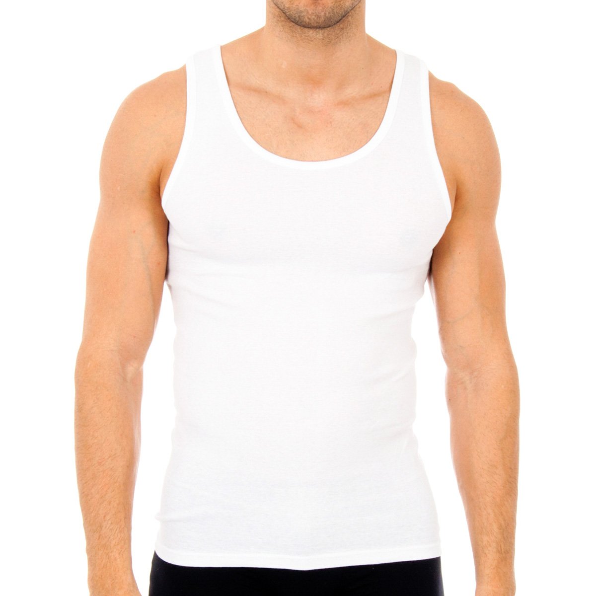 Abanderado-Camiseta interior de tirantes anchos para Hombre 0300