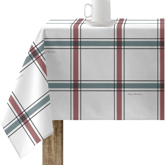 BL BELUM - Mantel navidad XL 180x180 cm 100% algodón resinado antimanchas (tacto no plastificado) modelo Elegant Christmas 4 - Mantel Elegante Made By BL BELUM - Mantel No traspasan Líquidos Made Spain