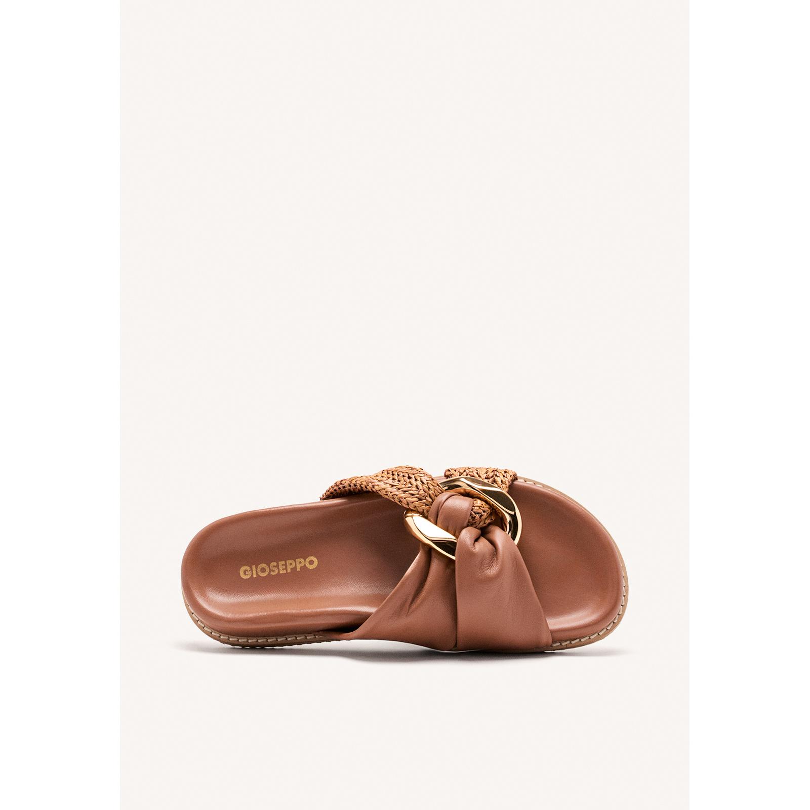 Sandalias Piel Y Rafia Tisbury