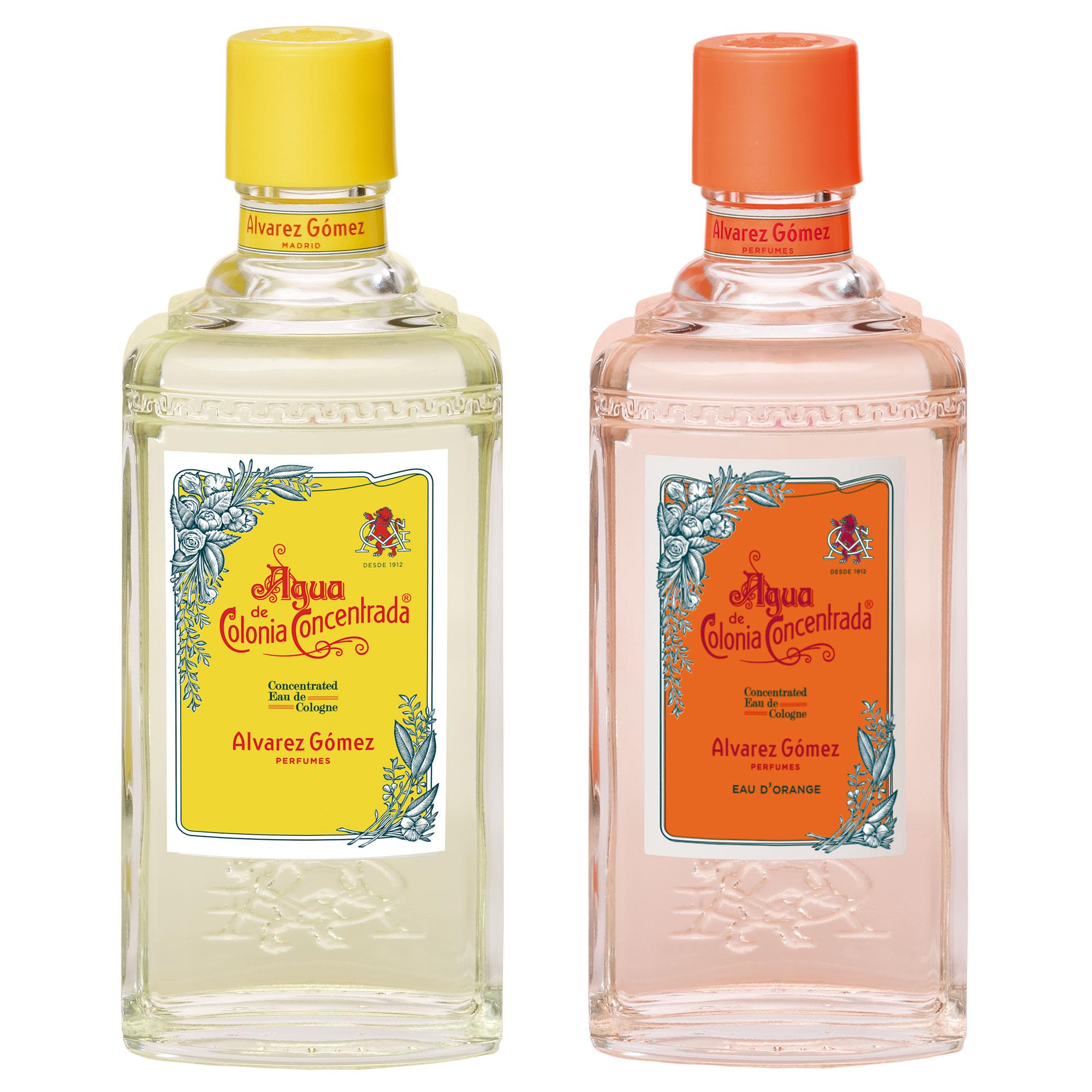 Álvarez Gómez Set de 3 Aguas de Colonias (Concentrada + DOrange + Fraîche) Spray de 300ml - Fragancias Emblemáticas Españolas - Aroma Fresco y Duradero