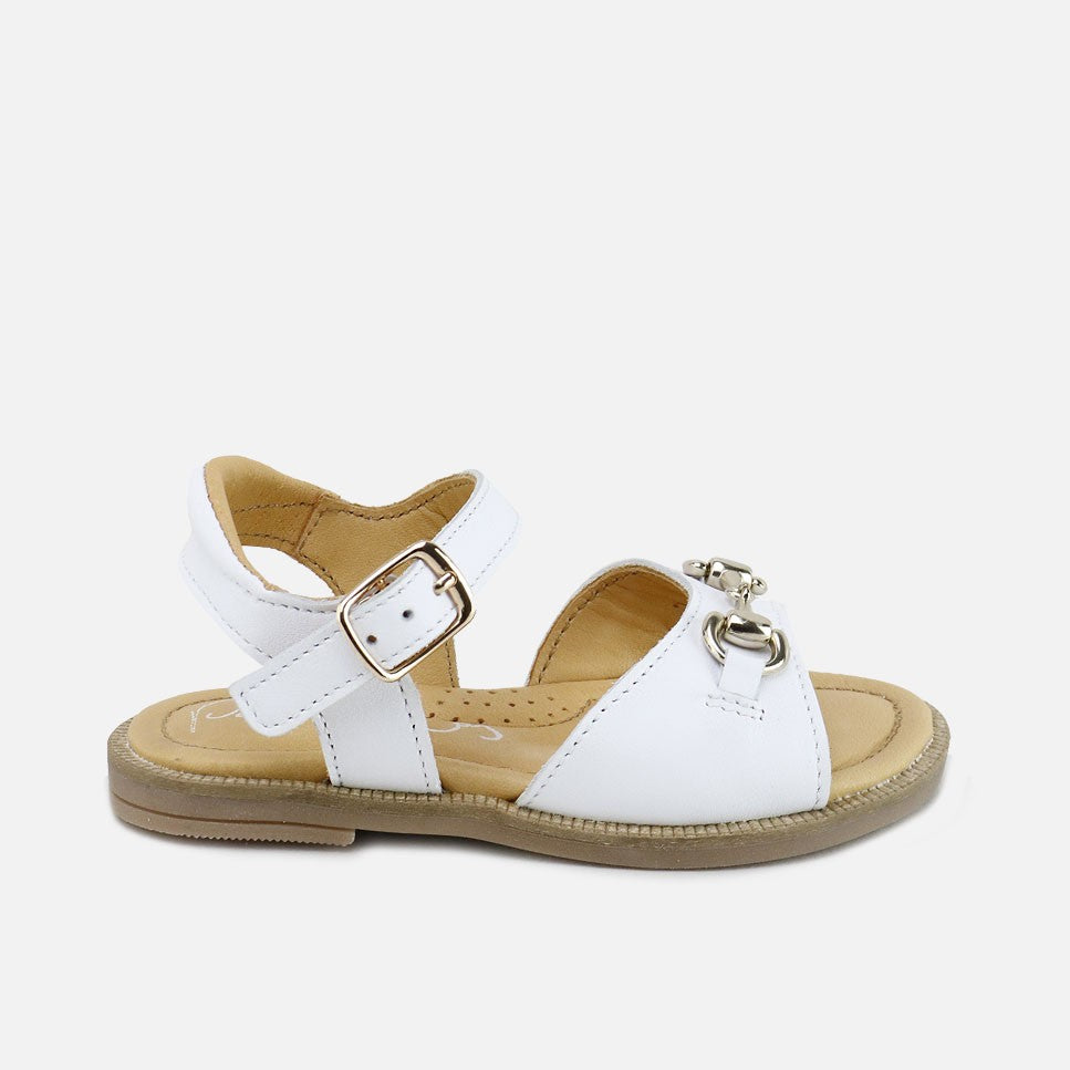 Sandalias Estribo Blanco Tania Papanatas | Eli 1957