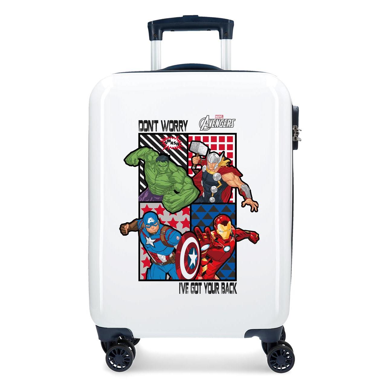 Marvel Los Vengadores Maleta De Cabina ABS Rígida All Avengers Multicolor