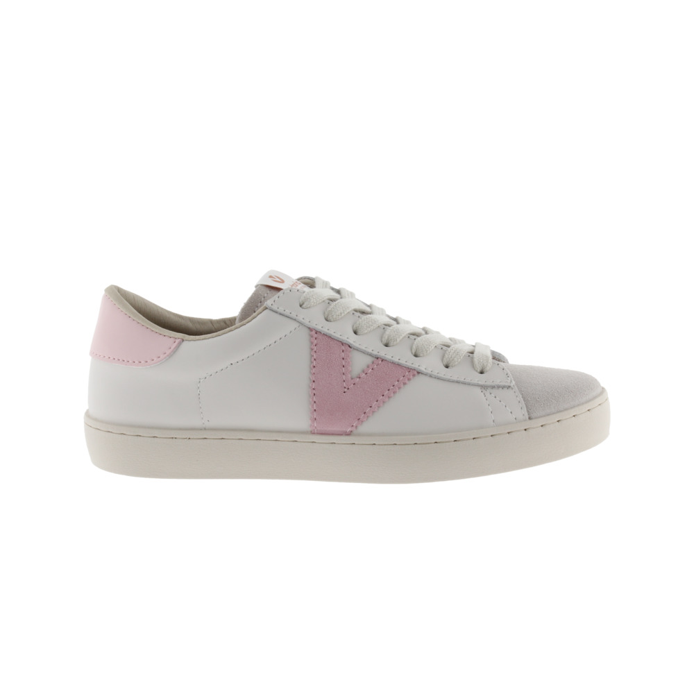 Victoria Berlín Zapatillas de piel con piezas de color y puntera de serraje 1126142
