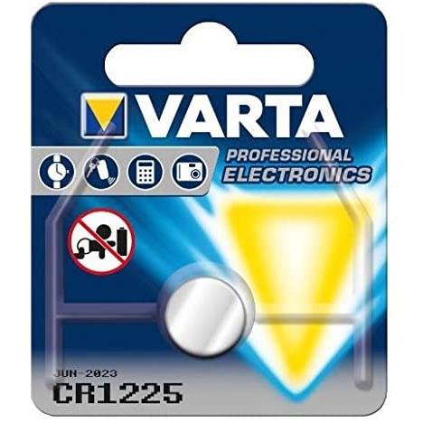 VARTA-Lote de 3 blisters de 1 pila de litio CR 1225 6225