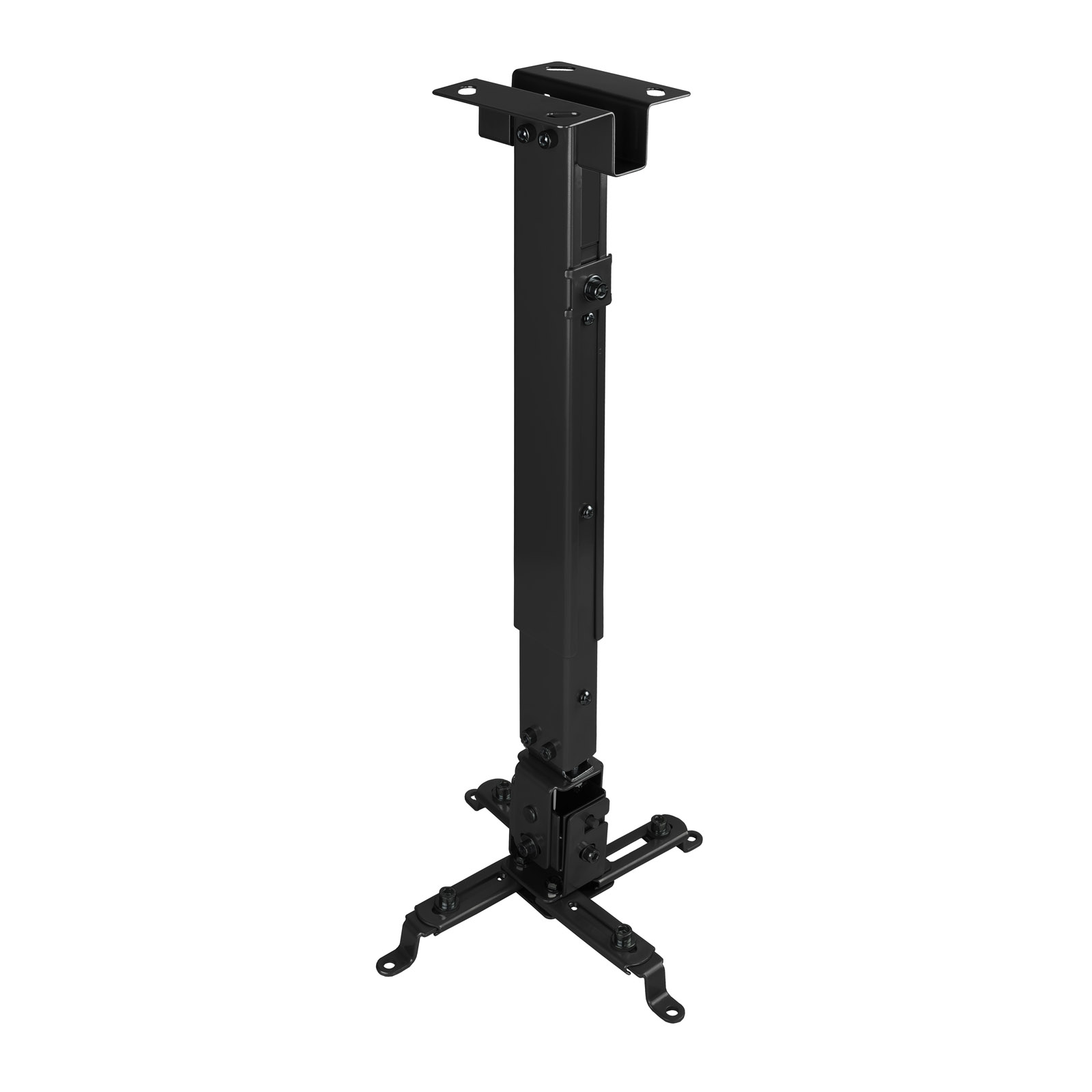 Tooq - Tooq soporte universal de techo para proyector - inclinable y giratorio - peso max 20kg - color negro