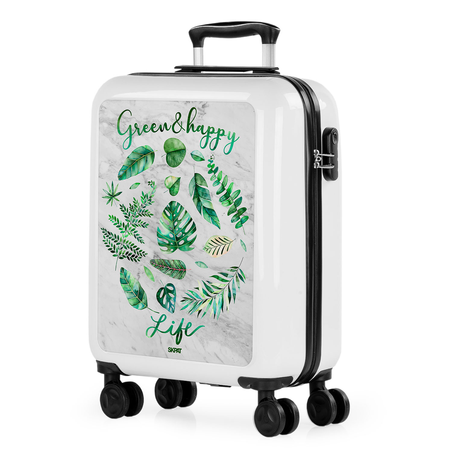Skpat - Maletas De Viaje Cabina 55X40x20 - Maletas Viaje Cabina 4 Ruedas. Maleta De Cabina Ligera. Maletas De Viaje Infantiles. Maletas Cabina Con Candado Combinacion 132650