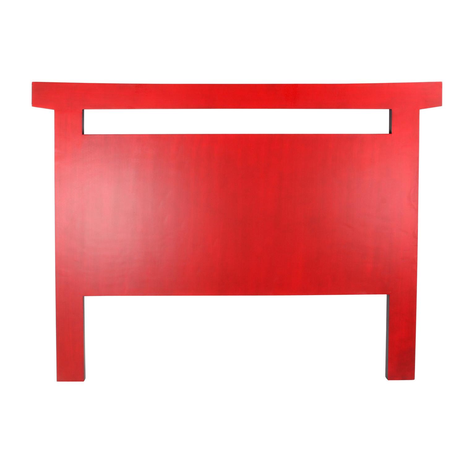 CABECERO CAMA ABETO MDF 160X4X120 ROJO FIJALO MB180114