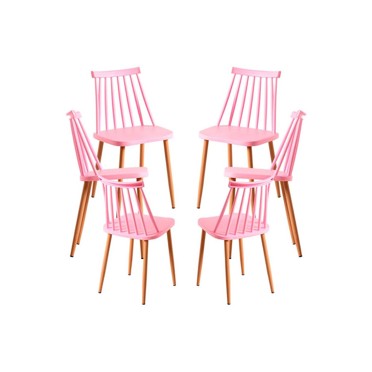 Regalos Miguel - Packs Sillas Comedor - Pack 6 Sillas Bik - Rosa