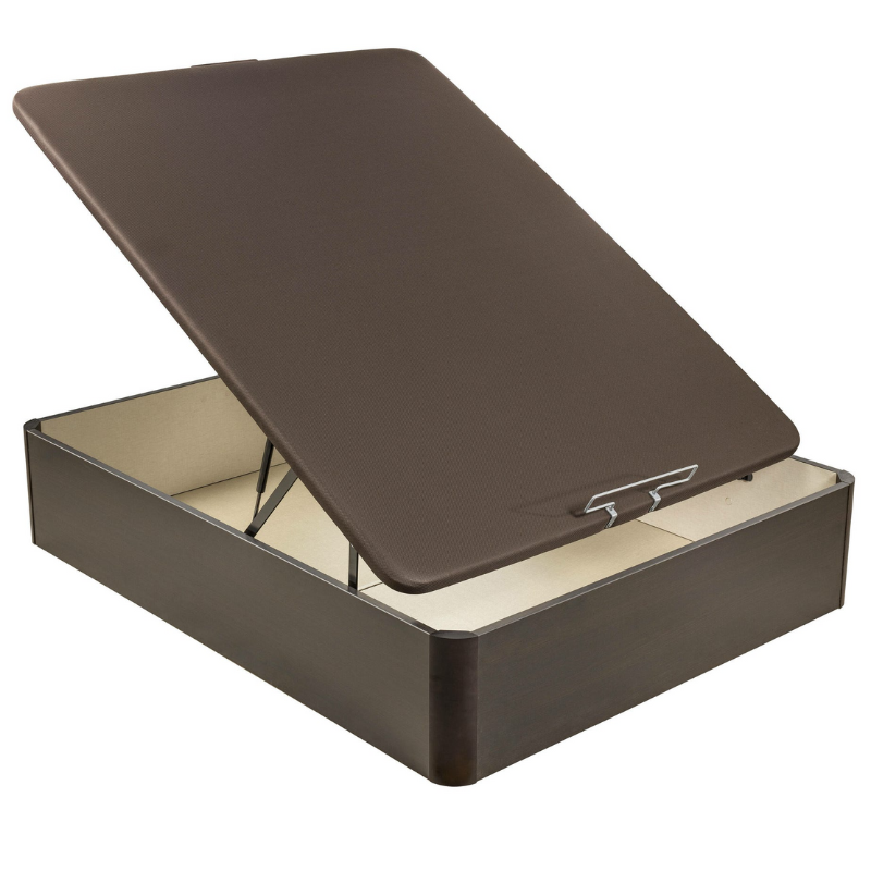Canapé Abatible De Alta Capacidad Pikolin Naturbox 2.0 Plus De Madera Con Gran Espacio De Almacenamiento Extra Tapa Transpirable Varios Colores | Entrega, Instalación en Domicilio y Retirada de Usado Incluida |  TUCAMA