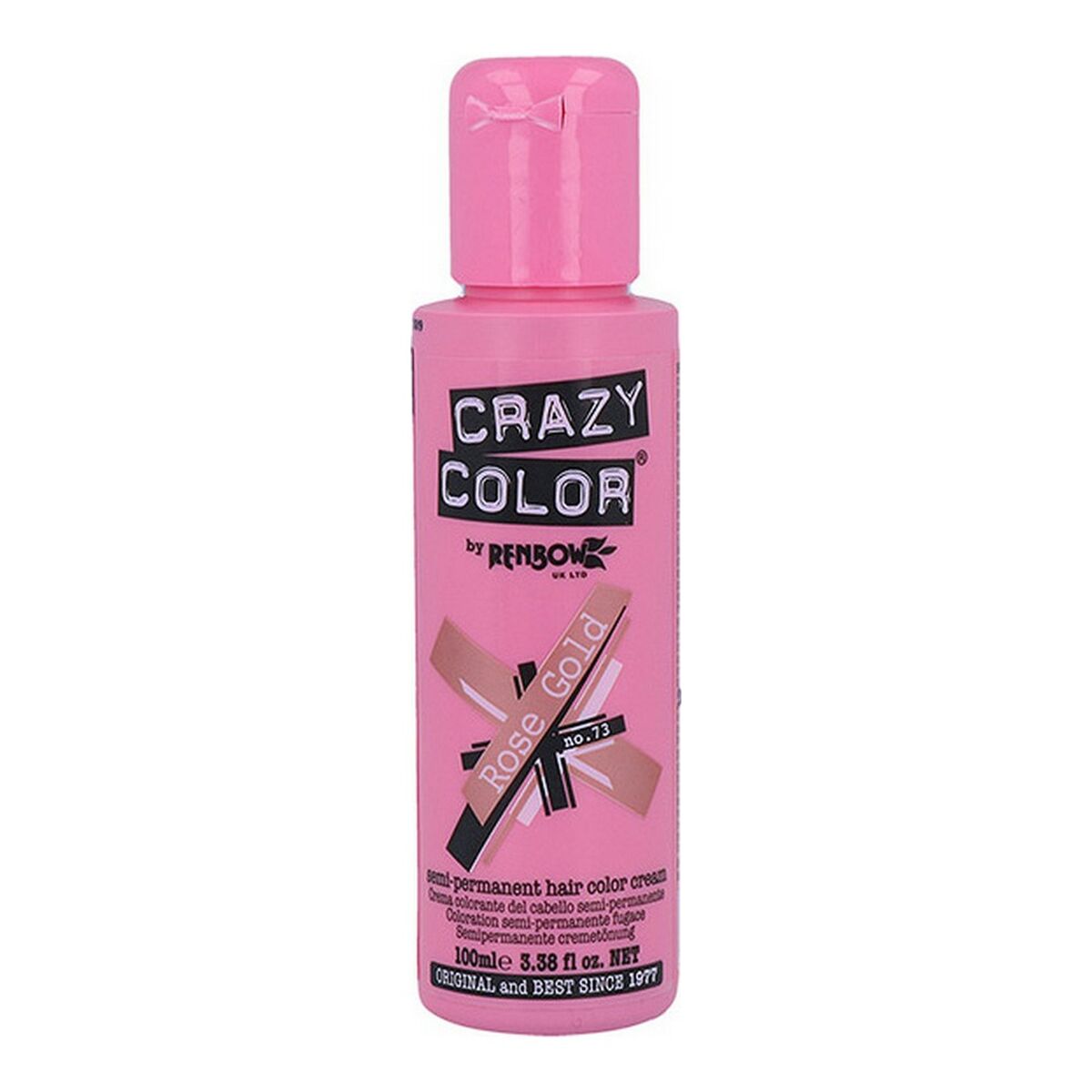 Crazy Color - Crazy Color | Tinte Semipermanente Pink Gold Crazy Color Nº 73 (100 ml) | Maquillajes | BB