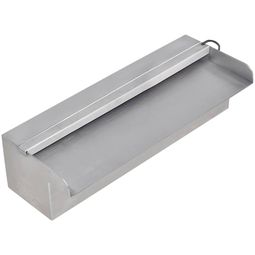 vidaXL Fuente Rectangular LED Piscina Acero Inoxidable Jardín Estanque Dimensiones 30 cm,  45 cm,  60 cm y mas