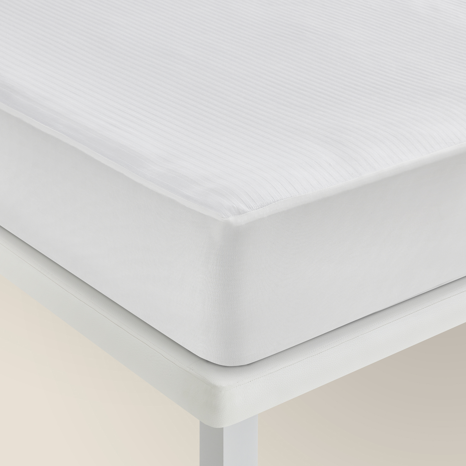 Funda de Colchón | Algodón + Damasco | Elástico | Transpirable | Lavable a Máquina | PIKOLIN HOME