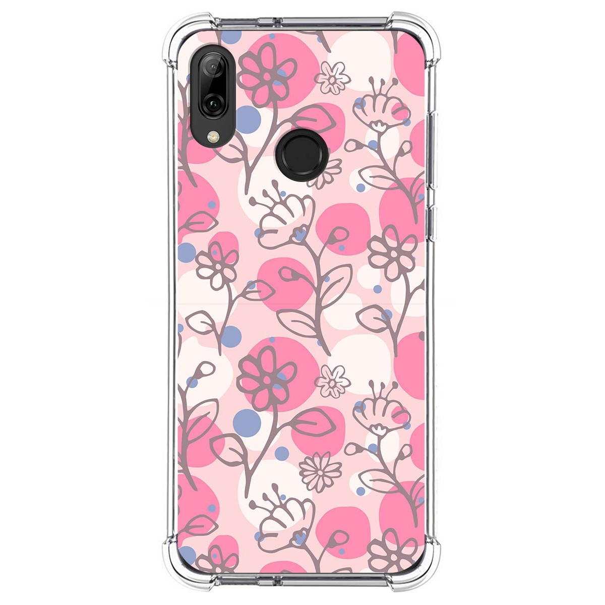 Funda Silicona Antigolpes para Huawei P Smart 2019 / Honor 10 Lite diseño Flores 07 Dibujos