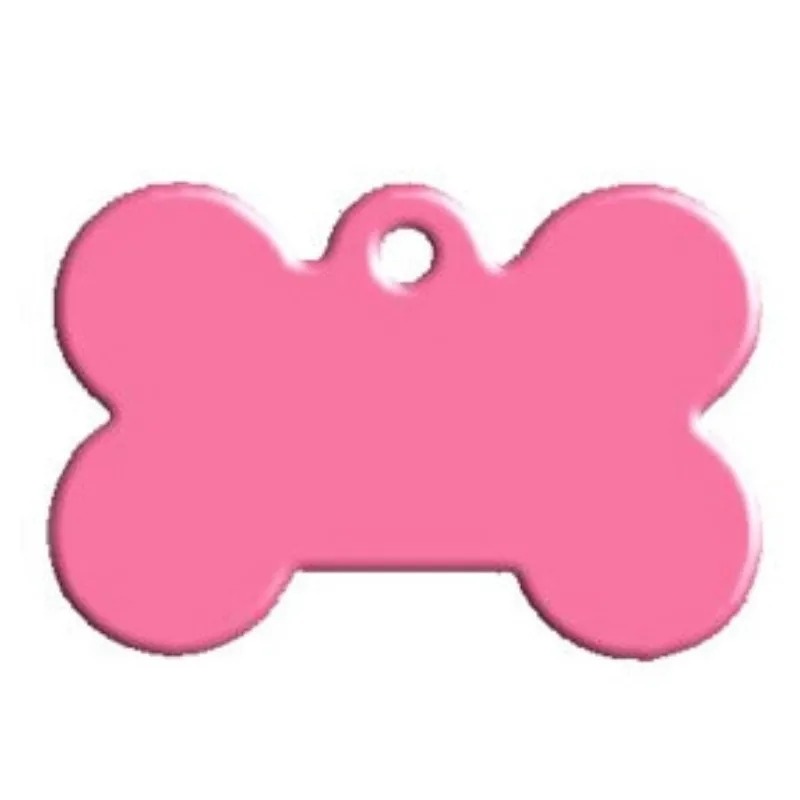 Chapa Identificación Personalizada para Perros y Gatos en Forma de Hueso