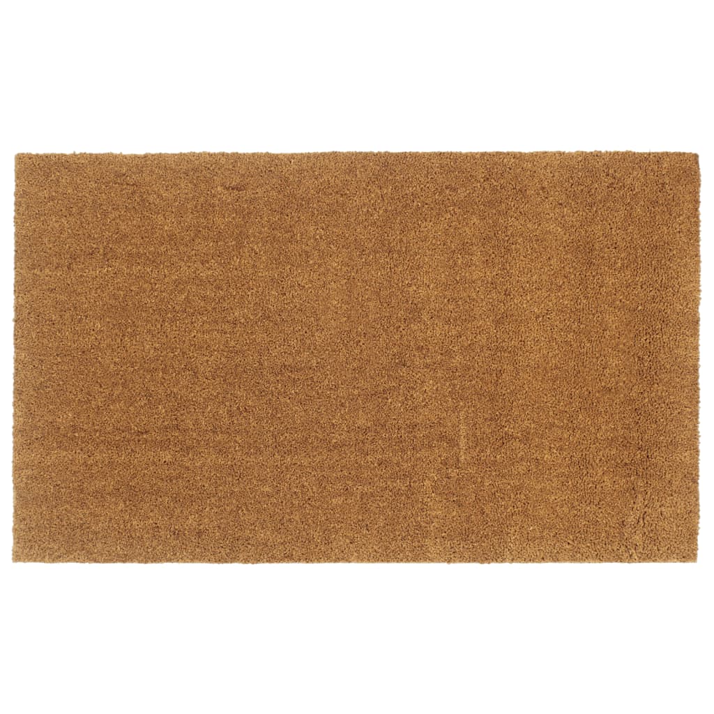 vidaXL Felpudo de fibra de coco natural 90x150 cm
