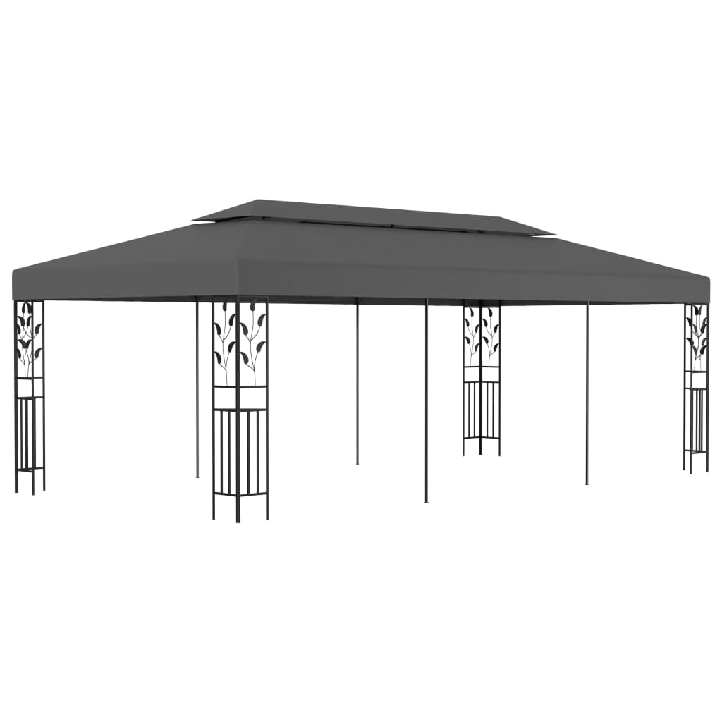 vidaXL Cenador de Jardín Toldo Carpa para Fiestas Bodas Exterior Color Taupé,  Antracita, y mas
