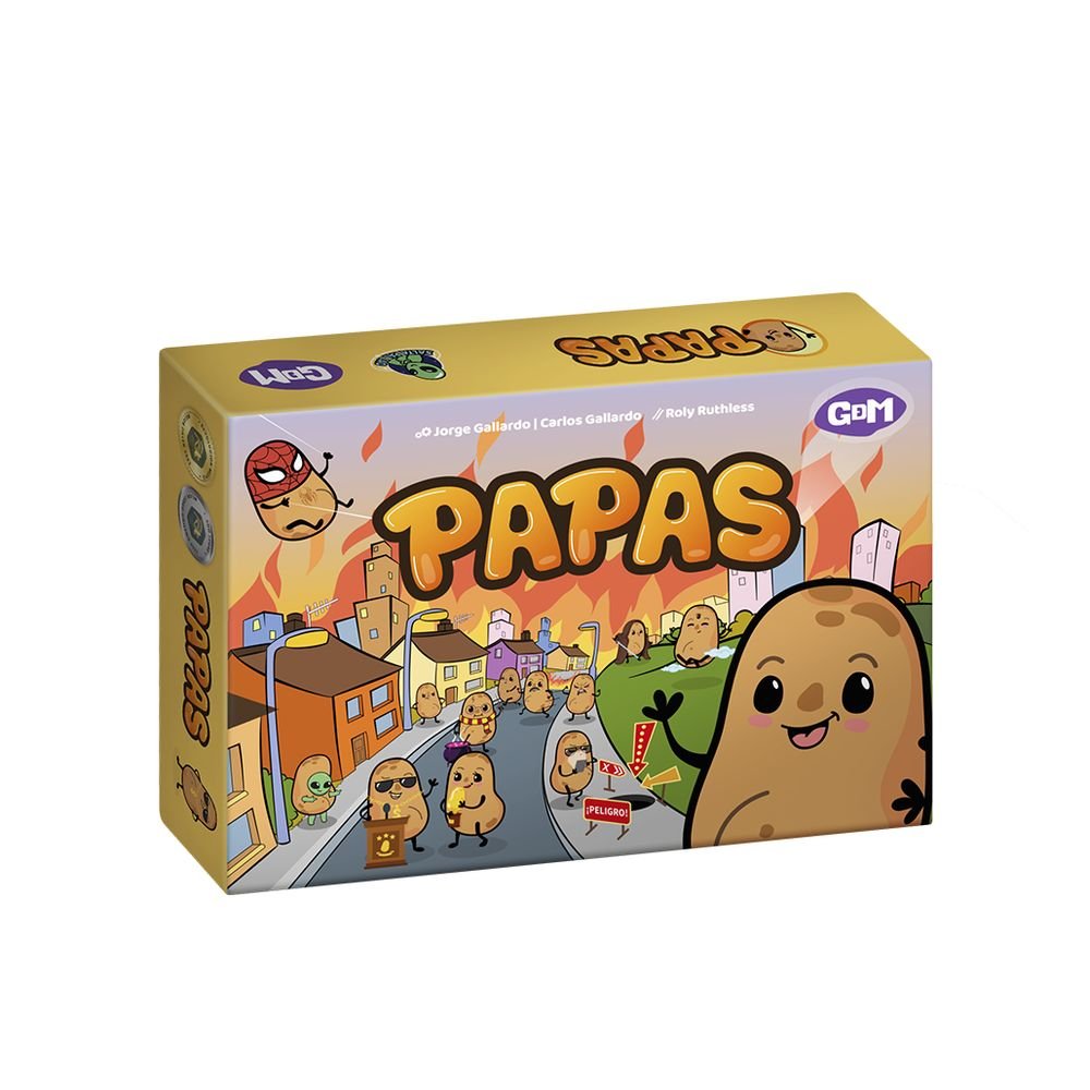 GDM JUEGO DE MESA PAPAS JUEGOS DE MESA 14x10x2 Cms.