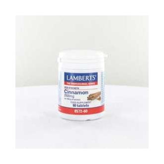 Lamberts Canela 2500mg 60 - Alta Concentración