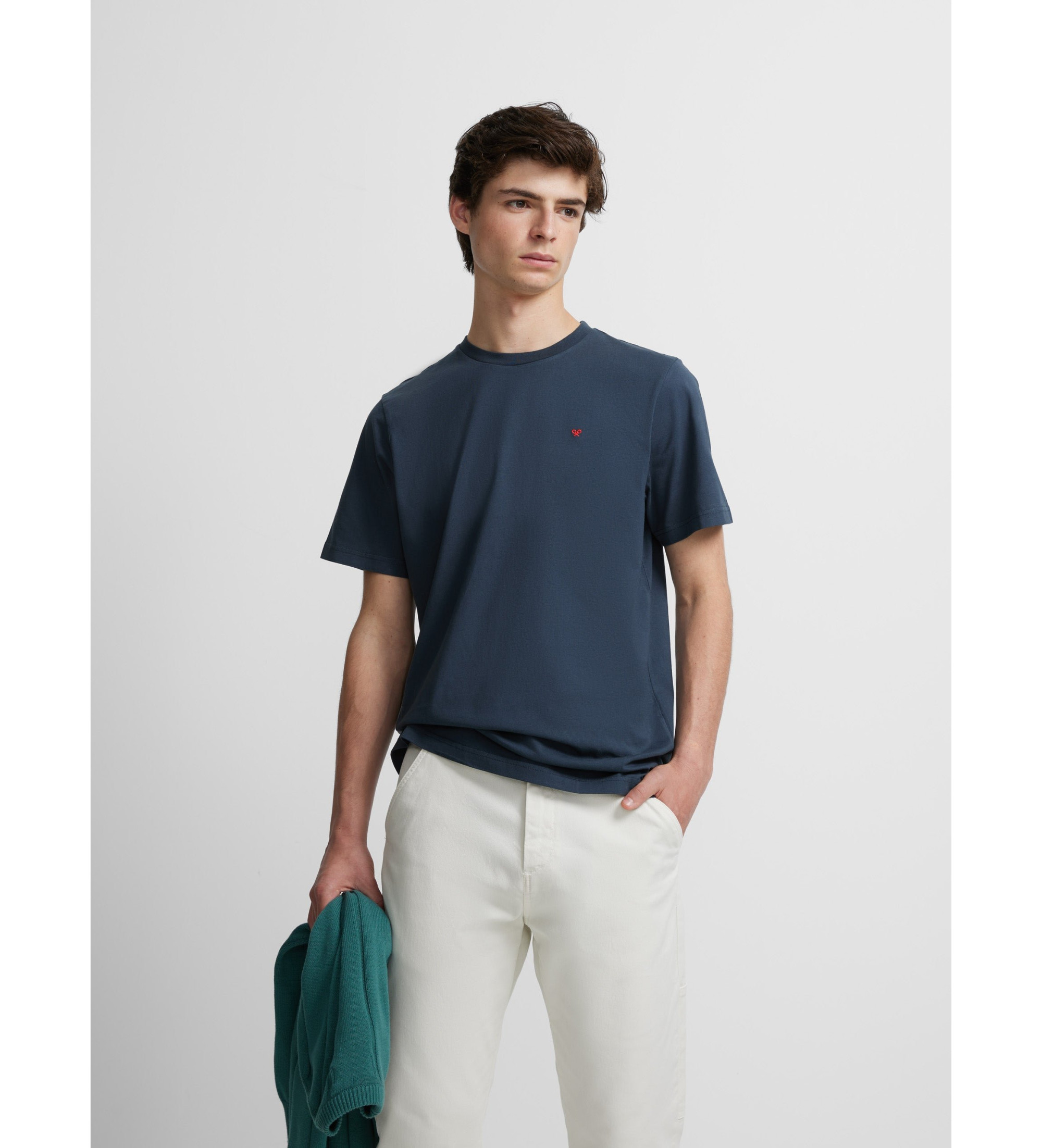Silbon | Hombre | Camiseta minilogo marino