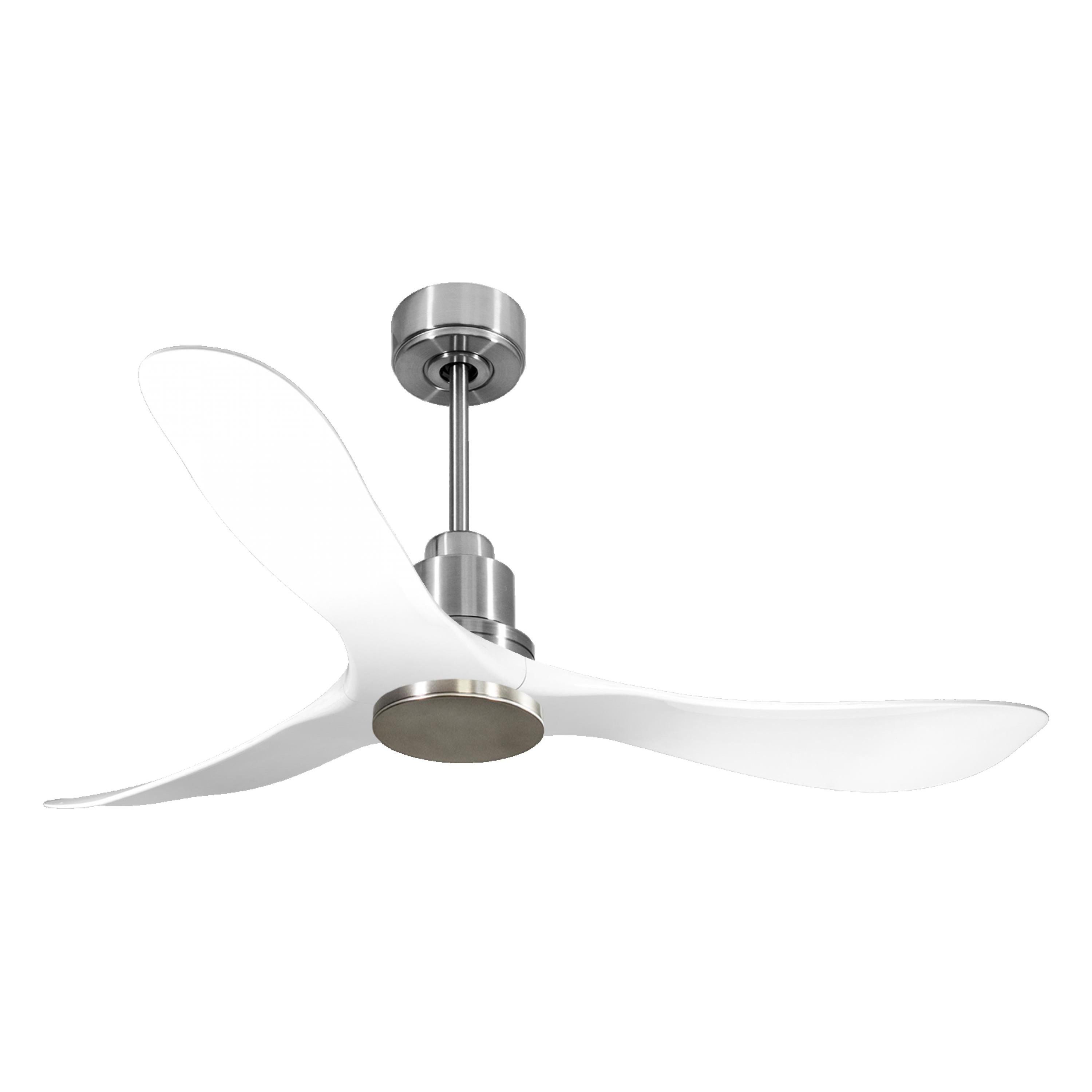 Ventilador de techo Reversible Termostato Wifi Motor DC Techos Inclinados Mando a Distancia Hypersilence Memoria
