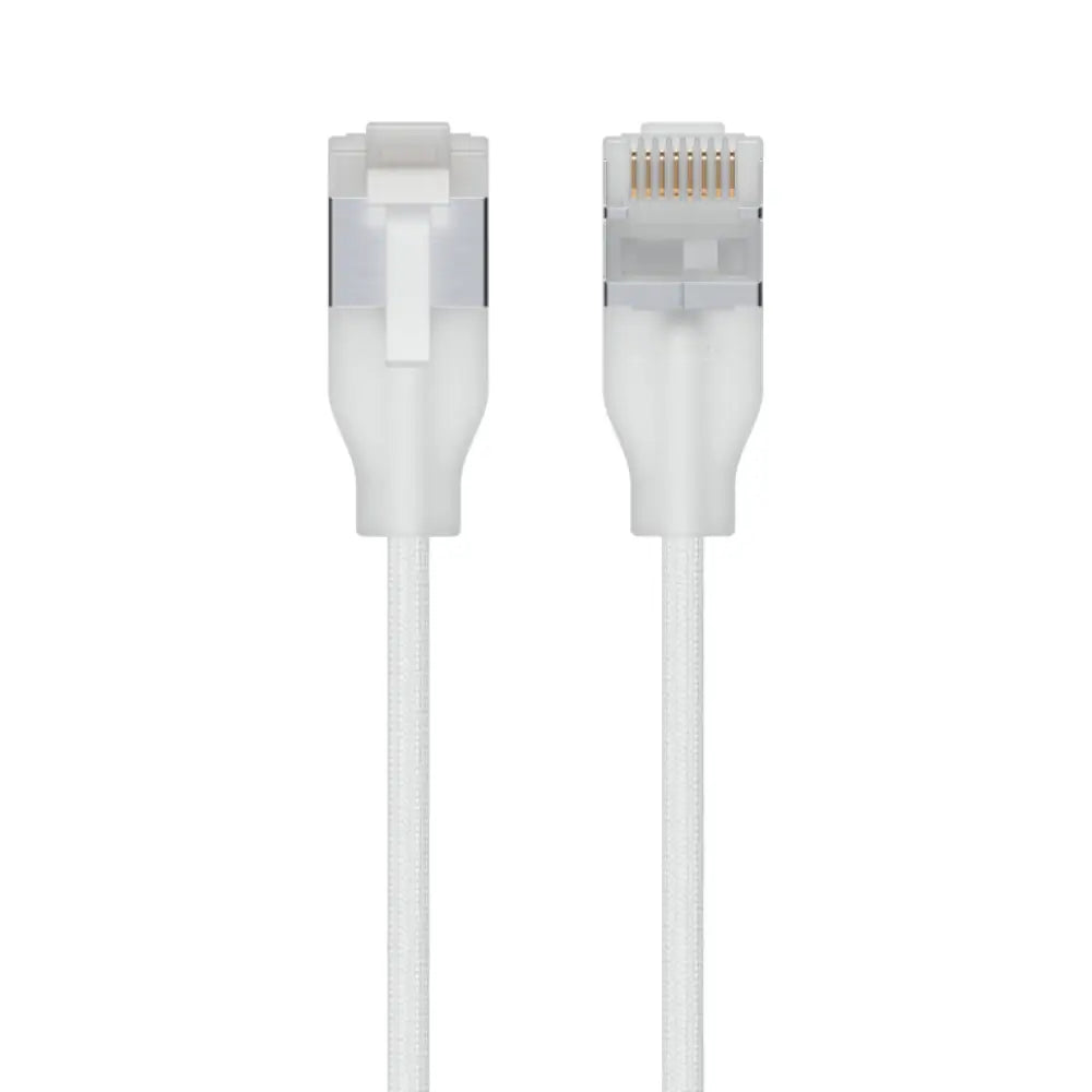 Ubiquiti UACC-Cable-Patch-EL-C6A-5M-W cable de red Translúcido. Blanco Cat6a