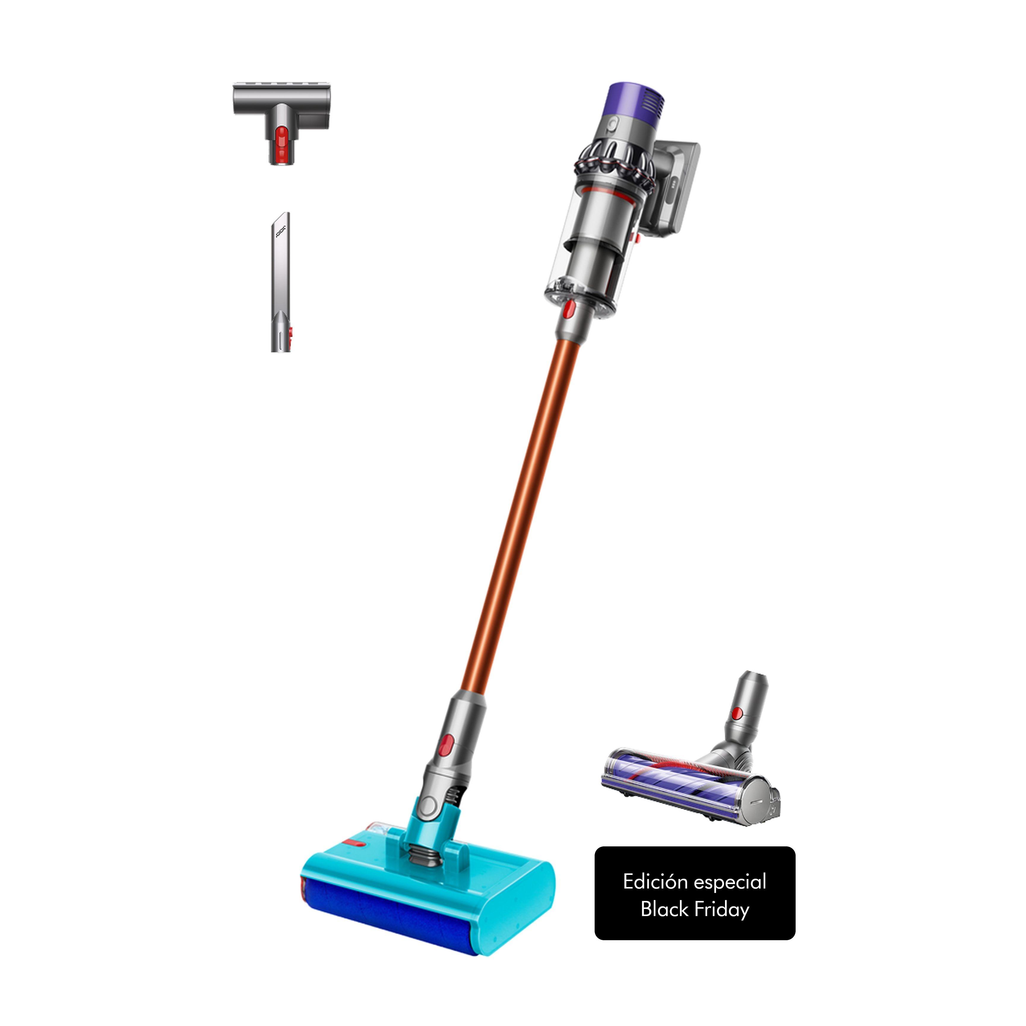 Dyson Cyclone V10 Submarine™ Motor V10 Root Cyclone™, aspiradora y fregona sin cable 2 en 1, Níquel/Cobre