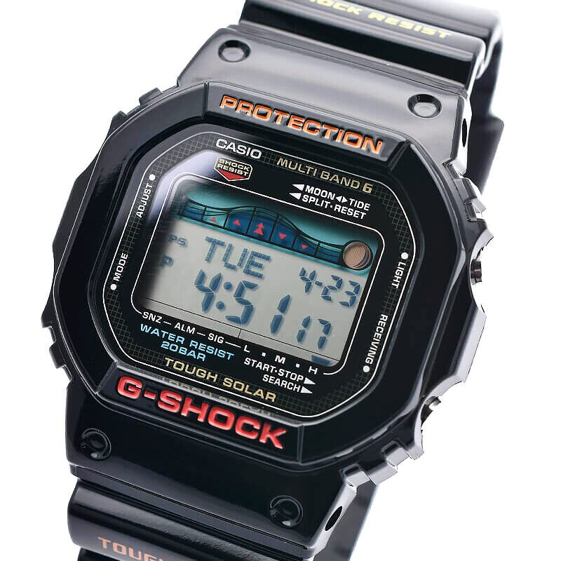 Reloj deportivo CASIO G-SHOCK GWX-5600-1JF JDM G-LIDE TOUGH SOLAR MULTIBAND 6 (Japan Domestic Market) coleccionistas