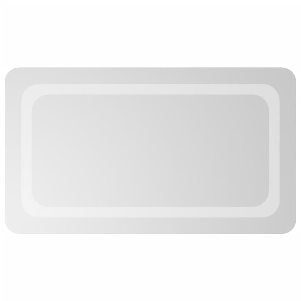 vidaXL Espejo de Baño con LED Tocador Ducha Cuarto Mueble Adorno Dimensiones 40 x 60 cm,  40 x 70 cm,  50 x 80 cm y mas