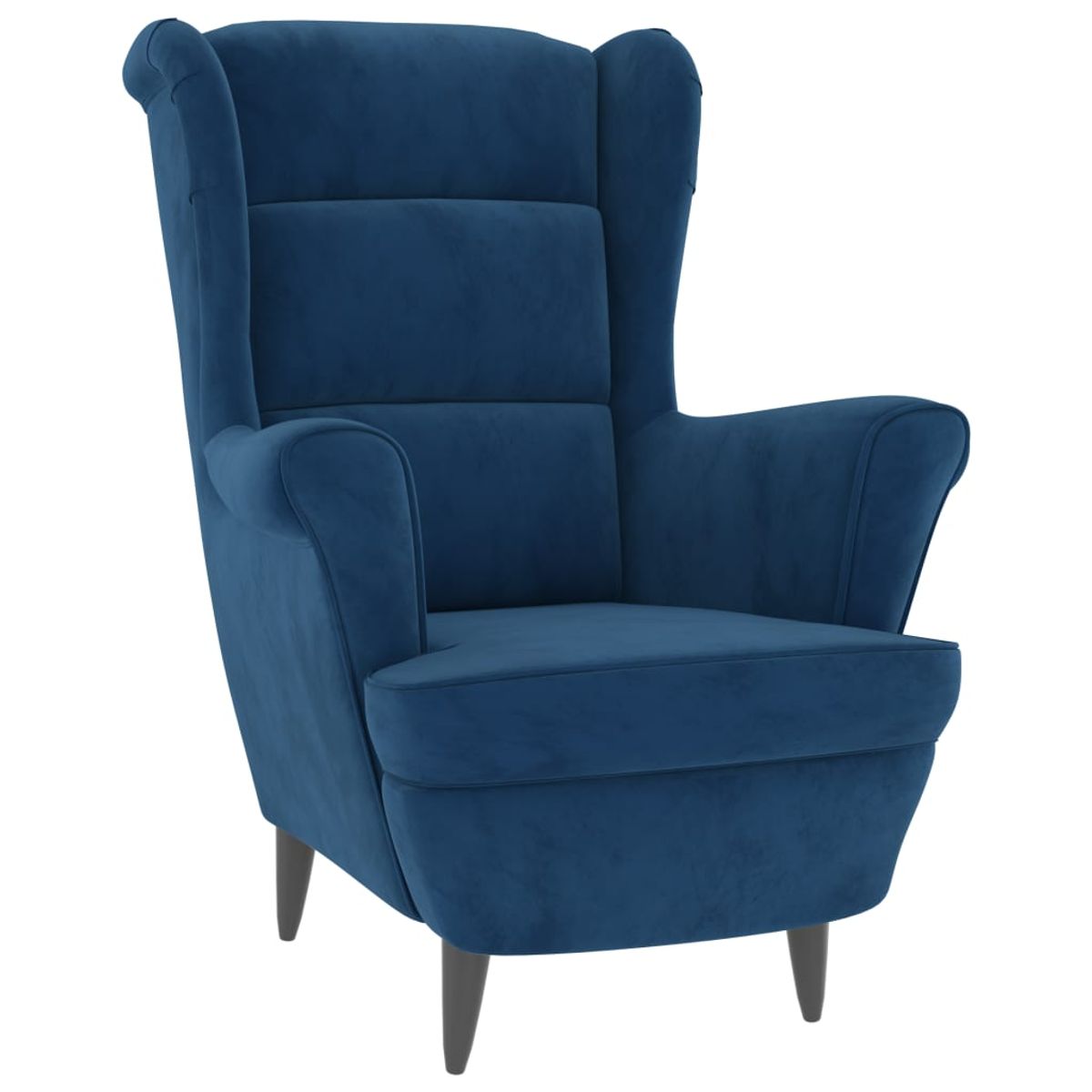 Sillón Reina respaldo alto con reposabrazos 100x74x84 cm