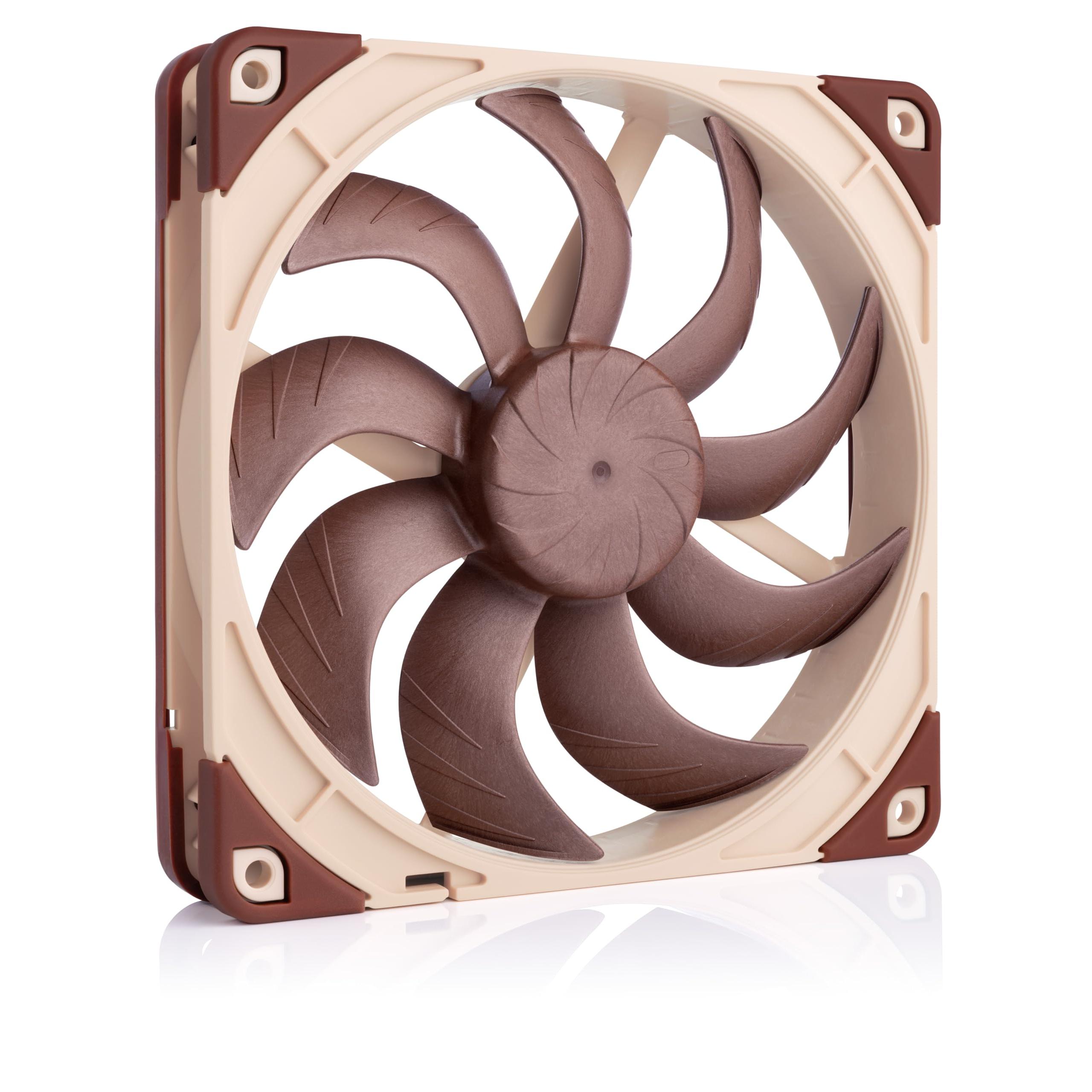 Noctua NF-A14x25 G2 PWM, Ventilador para PC de 140mm, Silencioso, 4 Pines (Marrón)