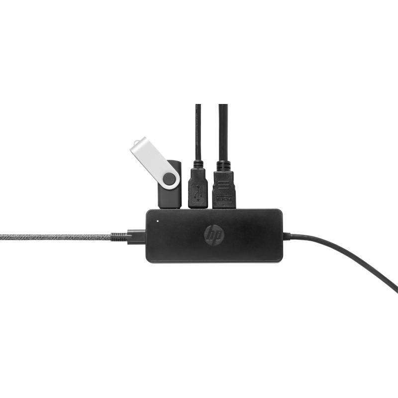 HP USB-C Travel Hub G2 Wired USB 3.2 Gen 1 (3.1 Gen 1) Type-C Black