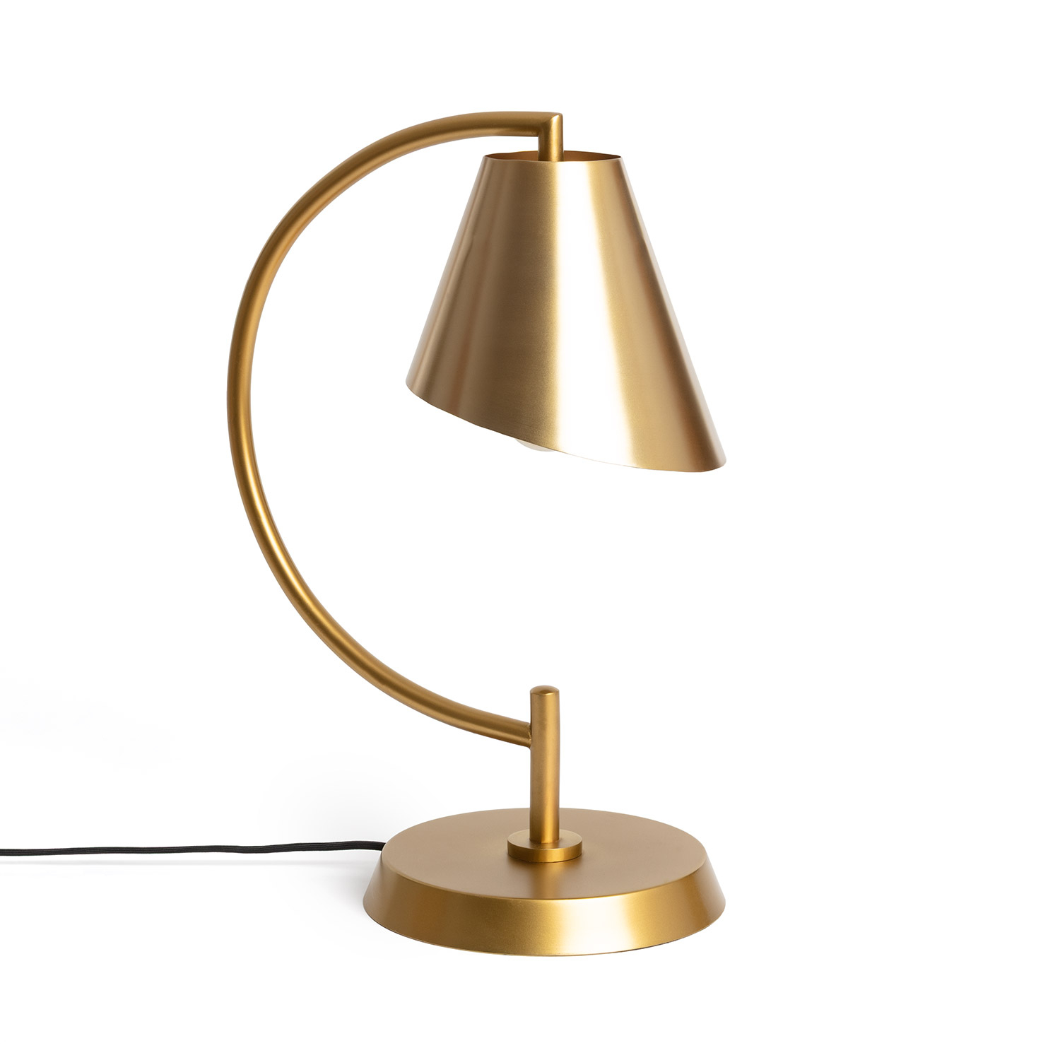 Ledkia Lámpara de Mesa Metal Edern Dorado