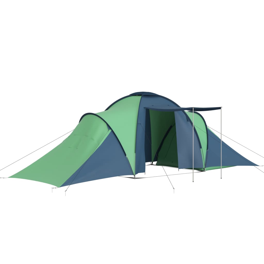 vidaXL Tienda de Campaña para 6 Personas Carpa de Camping Color Azul y amarillo,  Azul y azul claro,  Azul y verde y mas