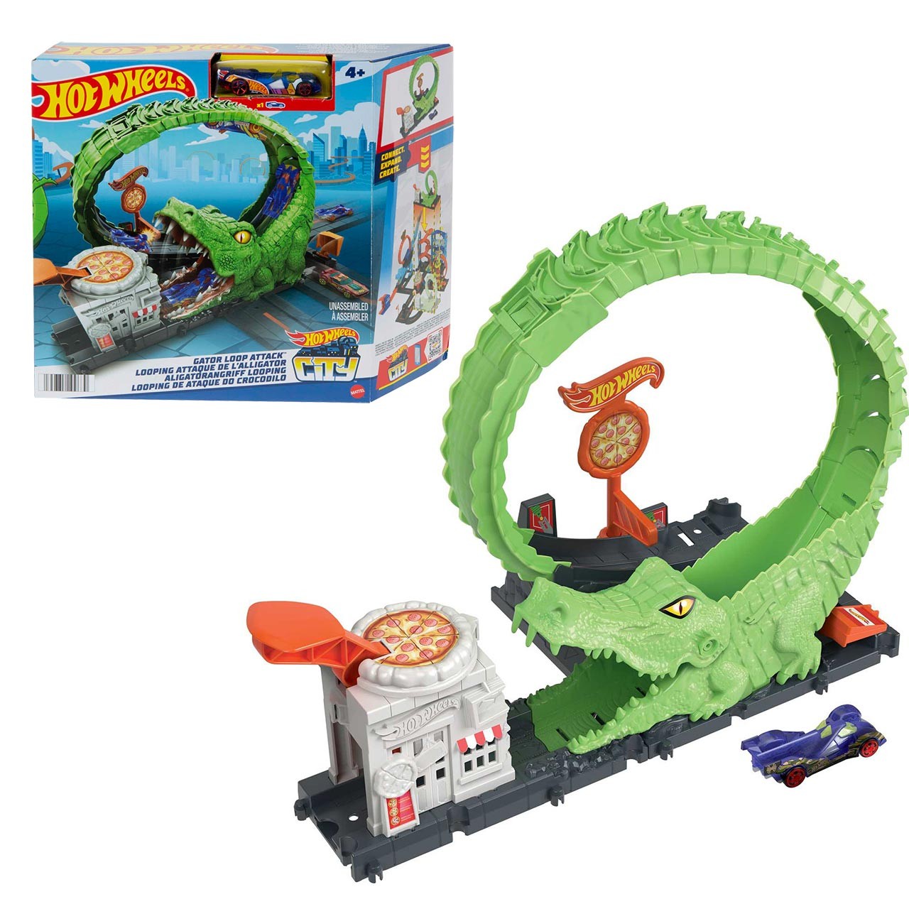 Slime Serpiente Hot Wheels City Juguete Pista De Serpiente Hot