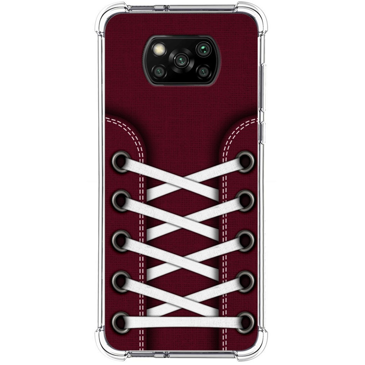 Tumundosmartphone Funda Silicona Antigolpes para Xiaomi POCO X3 NFC / X3 Pro diseño Zapatillas 17 Dibujos