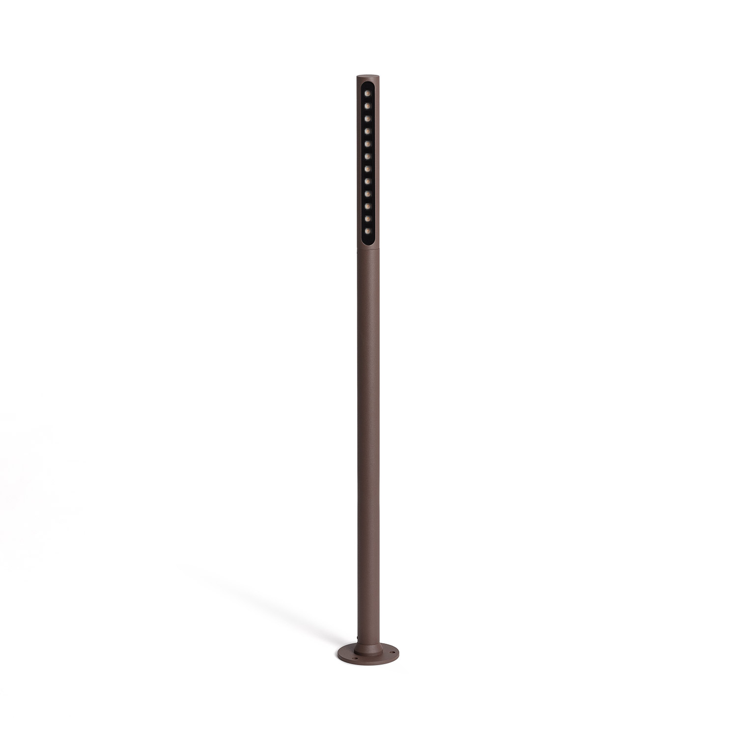 Ledkia Baliza Exterior LED 8W Superficie Pie 80cm Aidan Óxido