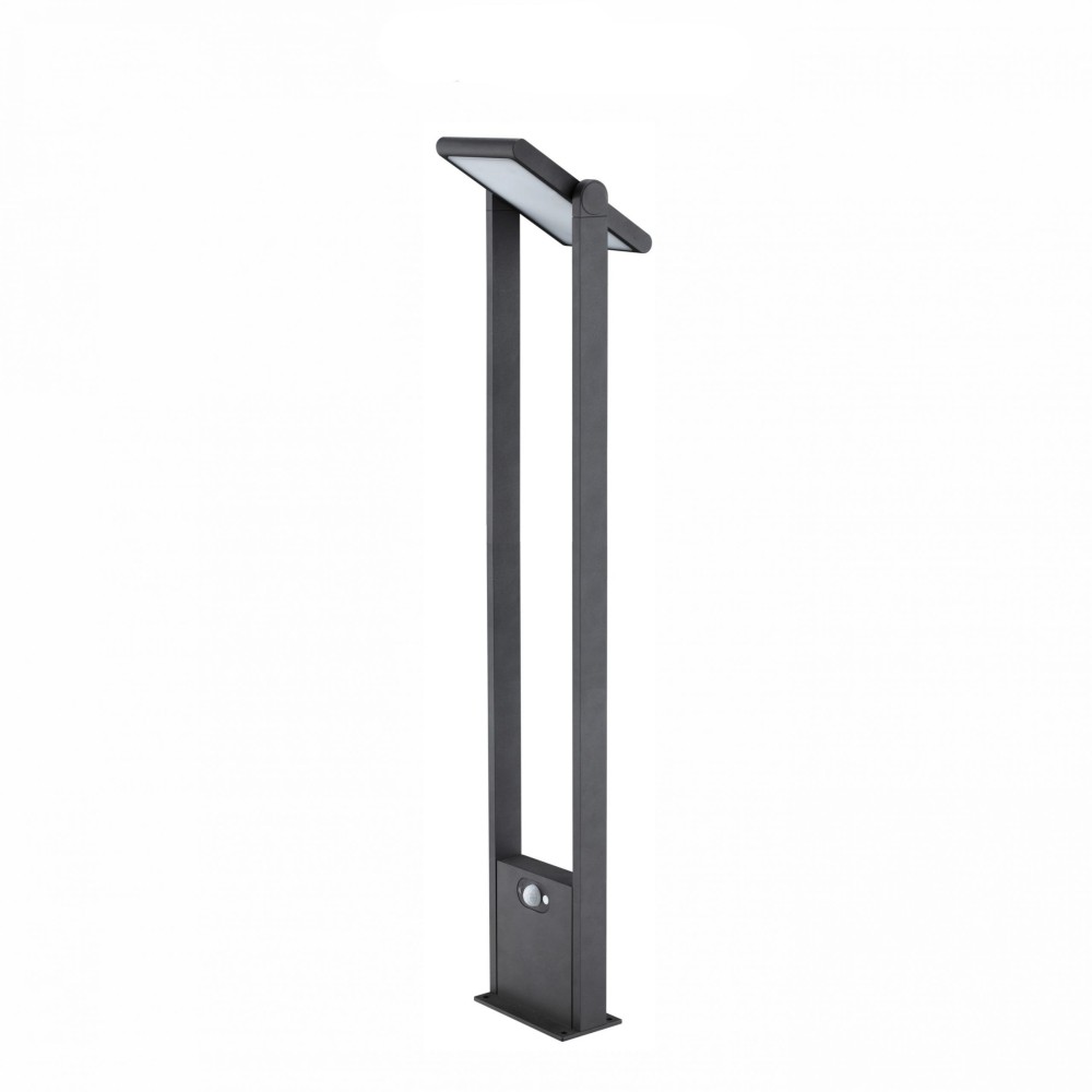 POPA - Foco solar negro de 100 cm y 4000 K para jardín, Beneito Faure - Beneito & Faure