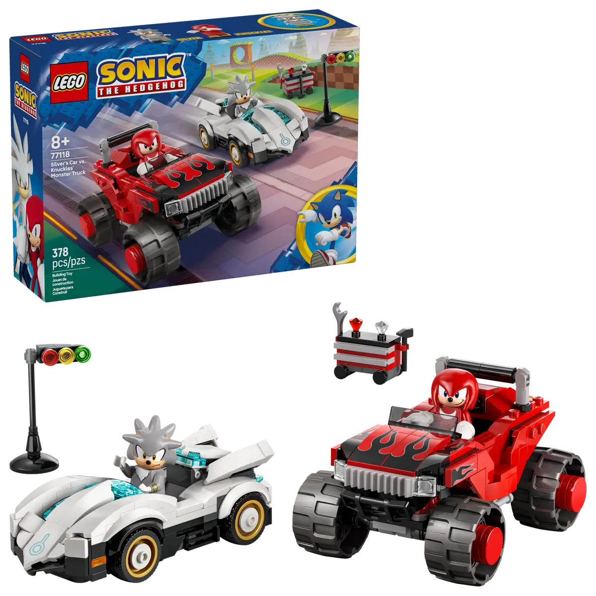 LEGO LEGO Sonic Silver vs. Monster Truck de Knuckles (77118)