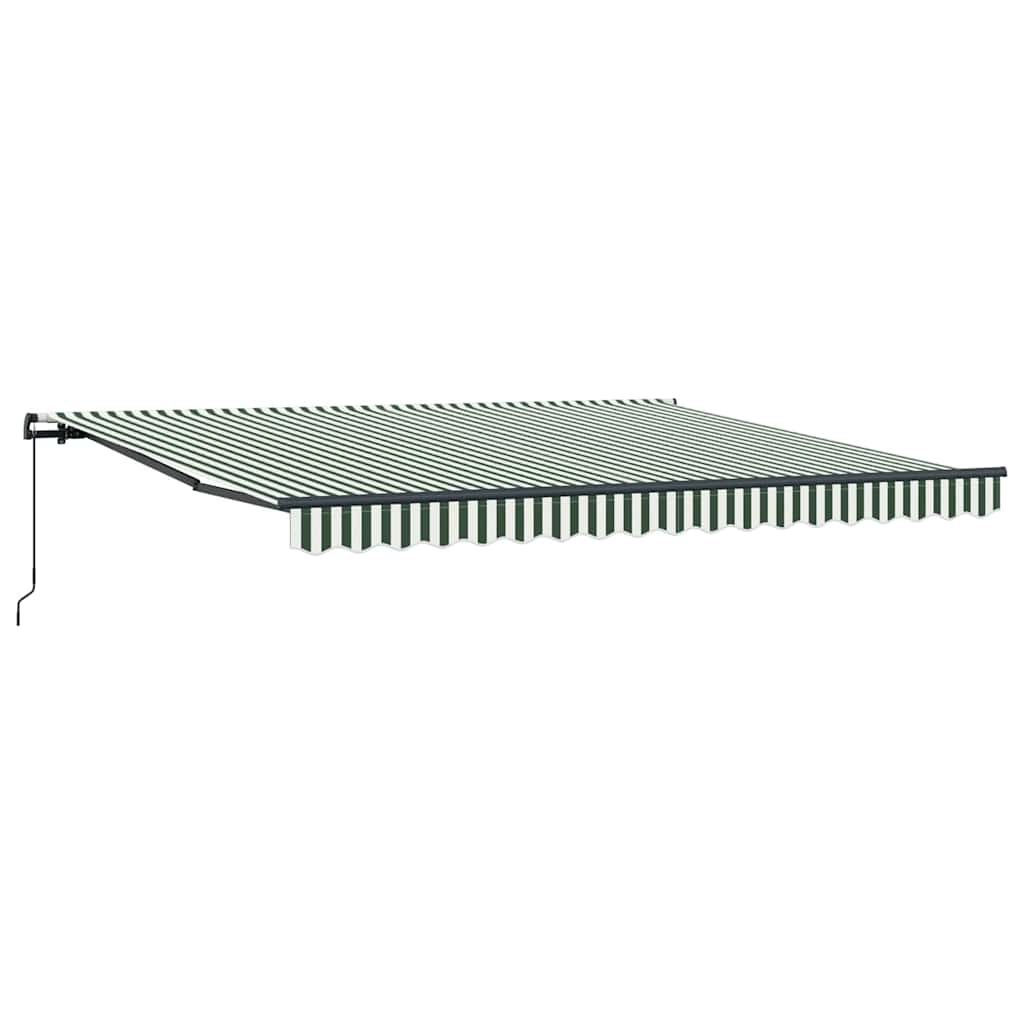 vidaXL Toldo Retráctil Poliéster y Acero 400 x 300 cm Multicolor