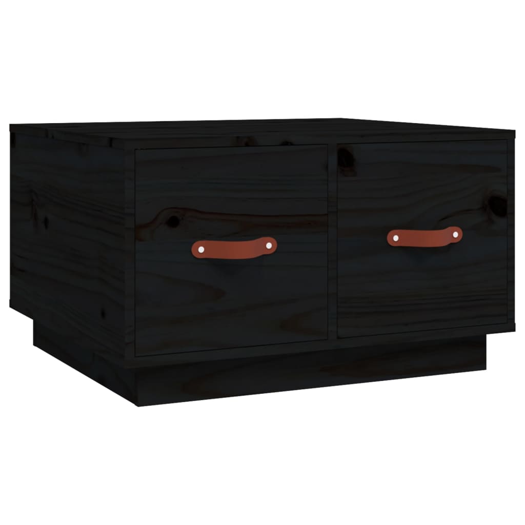 Vidaxl Mesa de Centro de Madera Maciza de Pino 60x53x35 Cm Natural